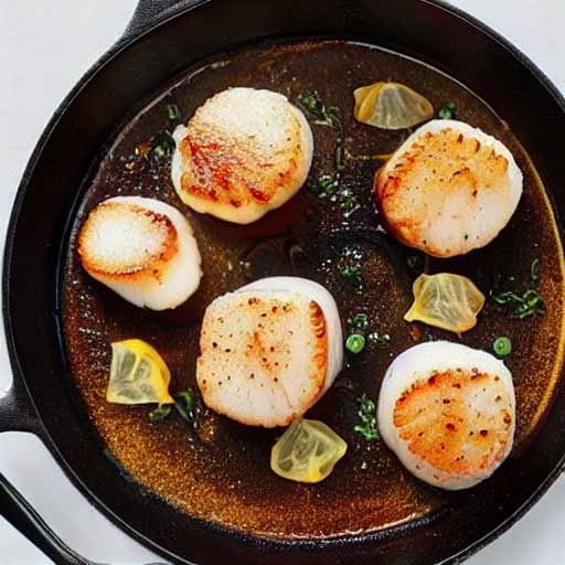 sear scallops without oil
