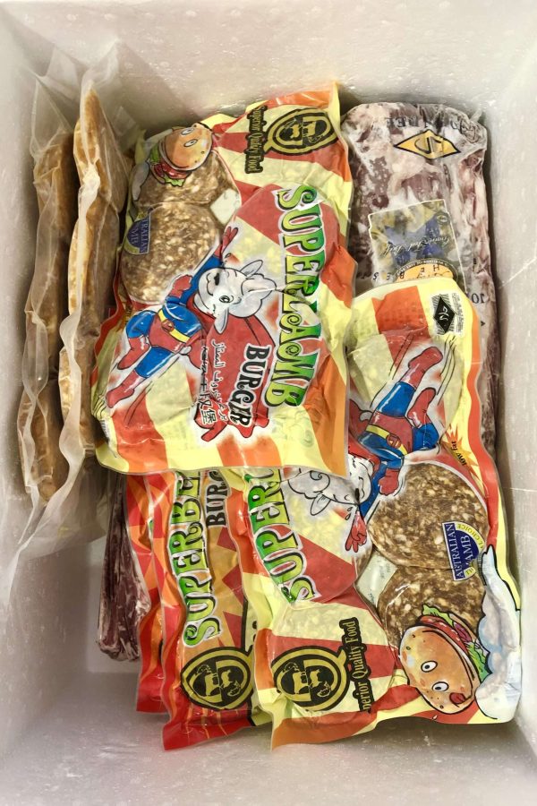 halal lamb burger patties